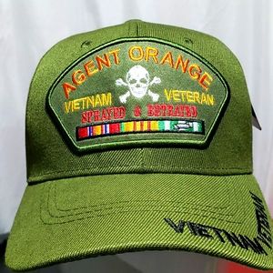 MILITARY AGENT ORANGE VIETNAM VETERAN HAT